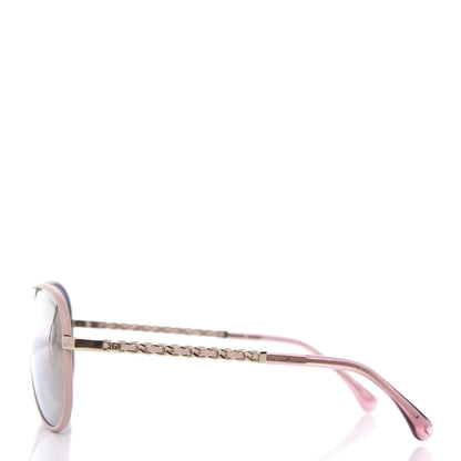 Chanel Pilot Winter Sunglasses 4219 Light Pink 2 of 8