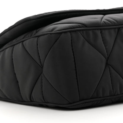Prada Re-Nylon Quilted Padded Flap Shoulder Bag Black 11 of 18