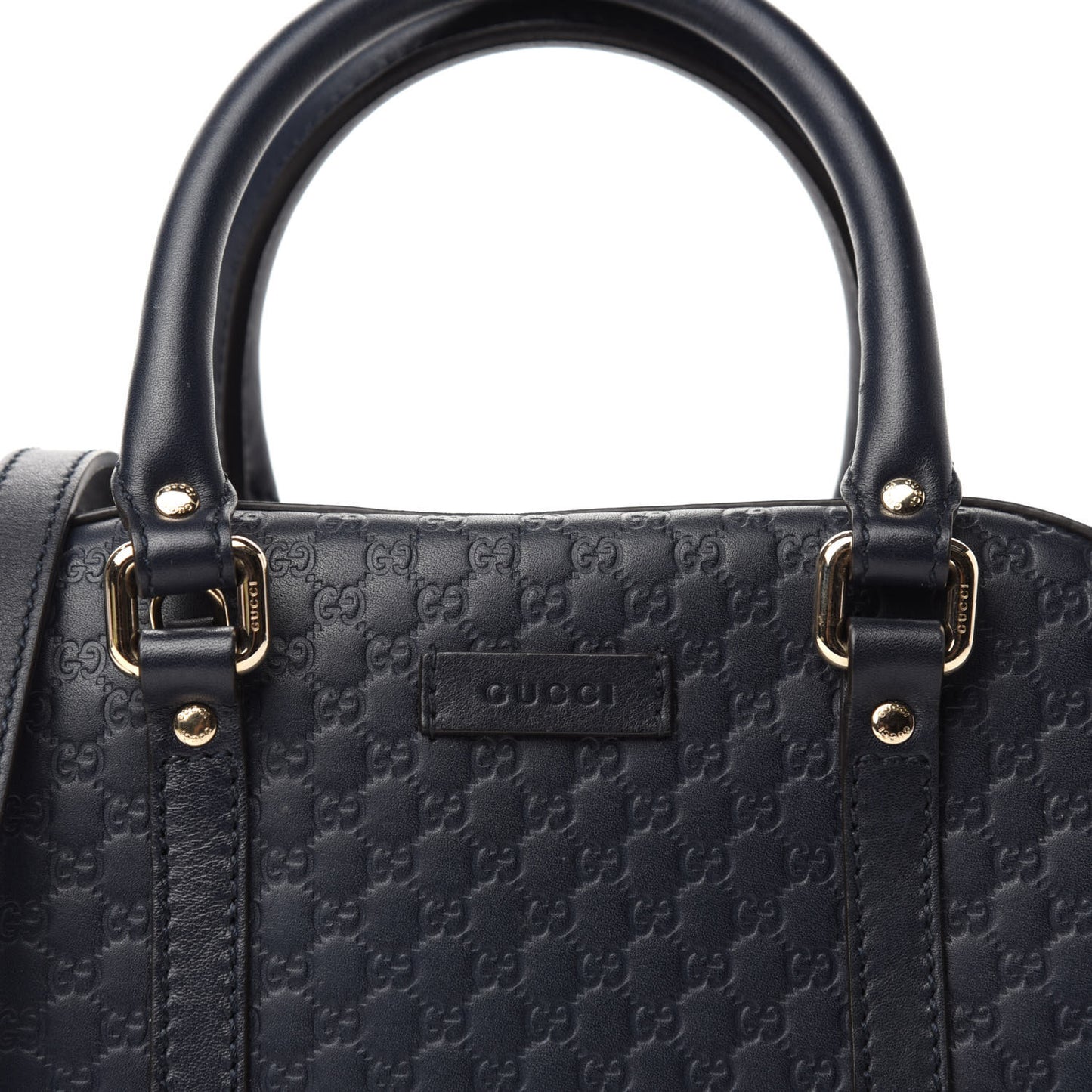 Soft Microguccissima Small Crossbody Bag Blue
