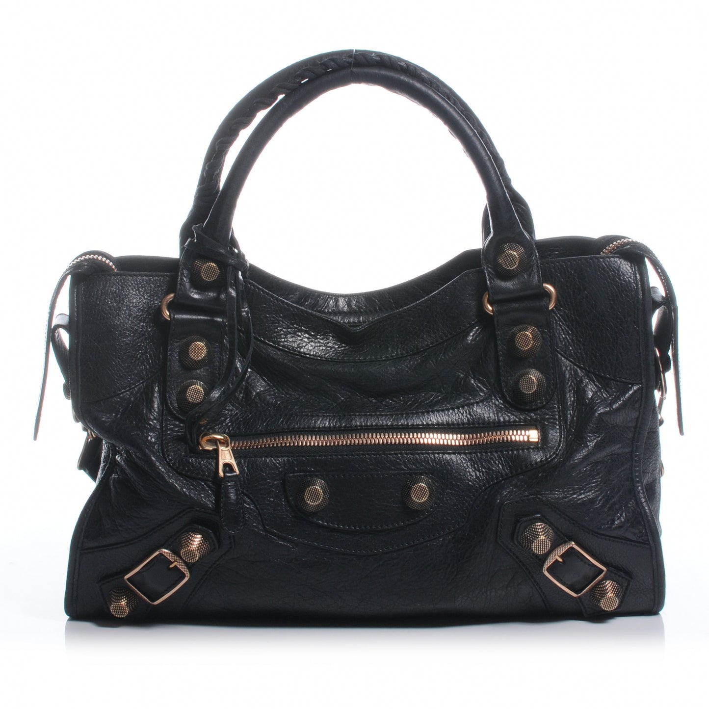 Agneau Giant 21 Rose Gold Hardware City Black