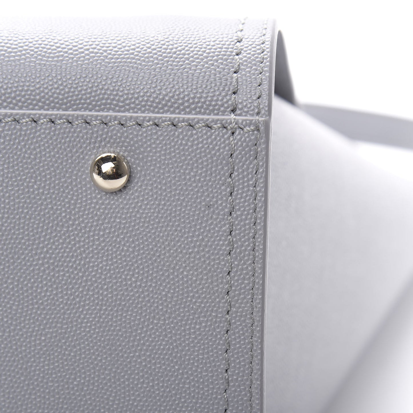 Caviar Studded Small Deauville Tote Grey