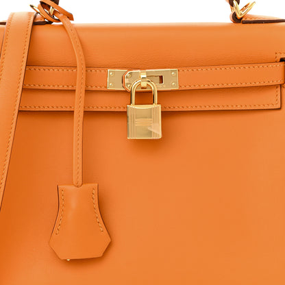 Hermes Swift Kelly Retourne 25 Abricot 8 of 11
