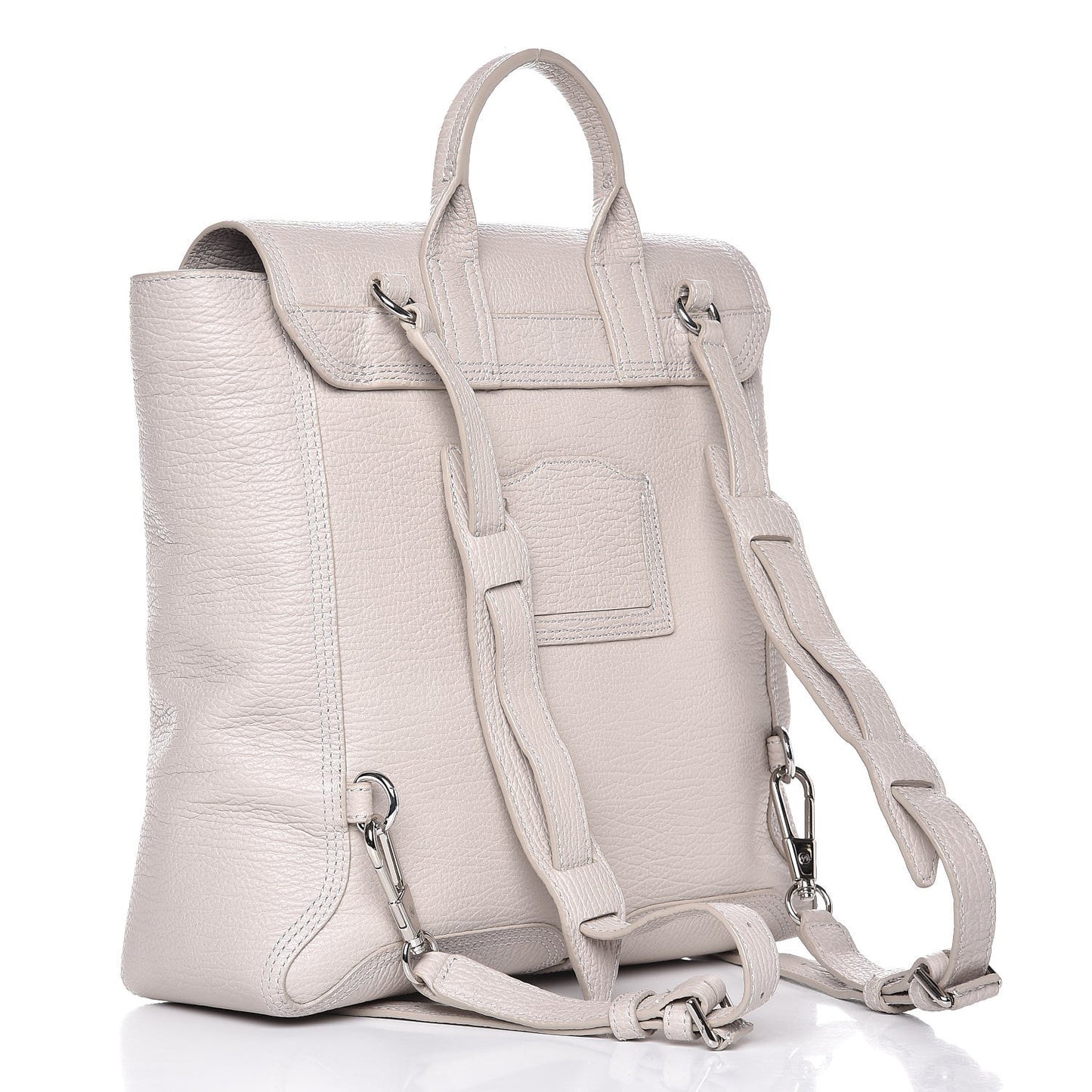 3.1 Textured Calfskin Pashli Backpack Feather