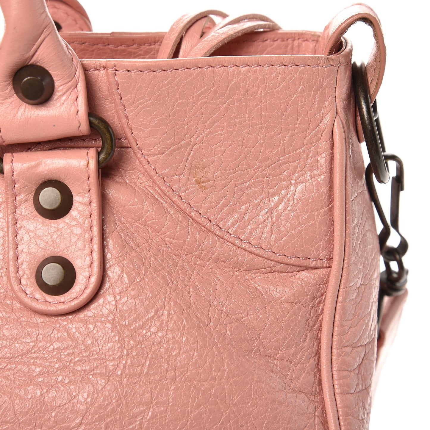 Agneau Classic Hardware Velo Rose Peche