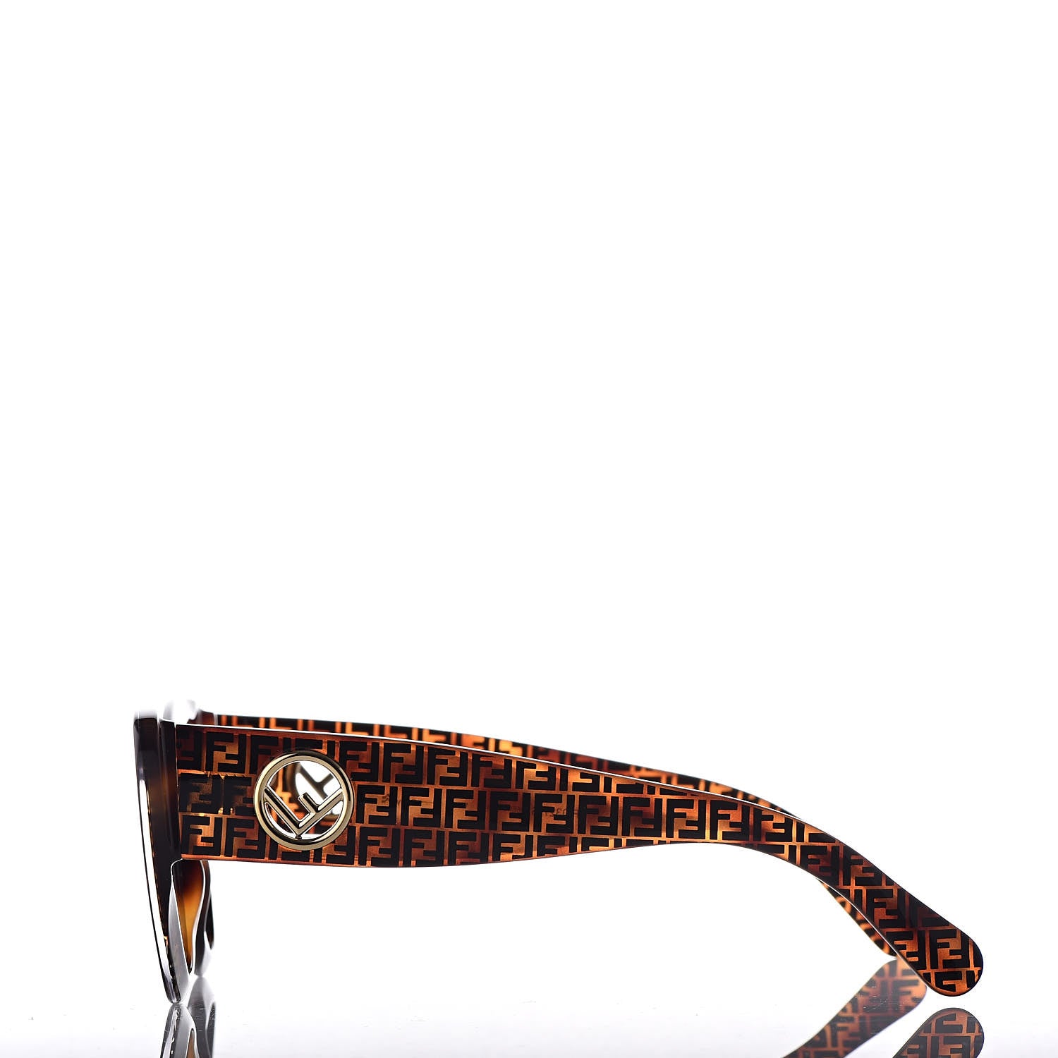 Fendi Acetate F is Fendi FF Cat Eye Sunglasses FF 0360/G/S Havana 3 of 8