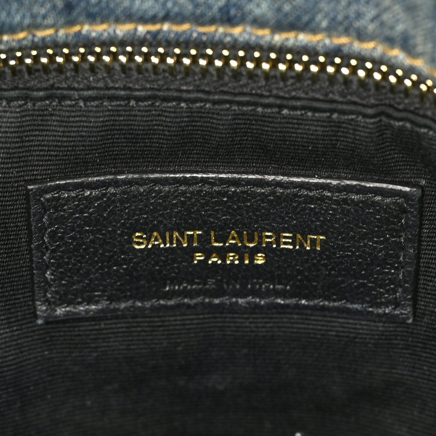 Saint Laurent Denim Quilted Small Loulou Puffer Monogram Chain Satchel Blue Cinnamon 6 of 11