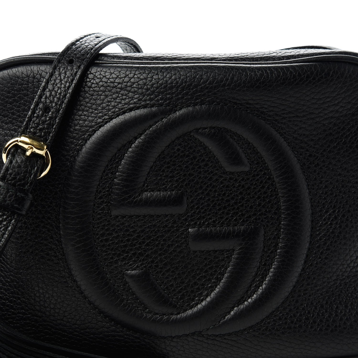 Gucci Pebbled Calfskin Small Soho Disco Bag Black 11 of 12