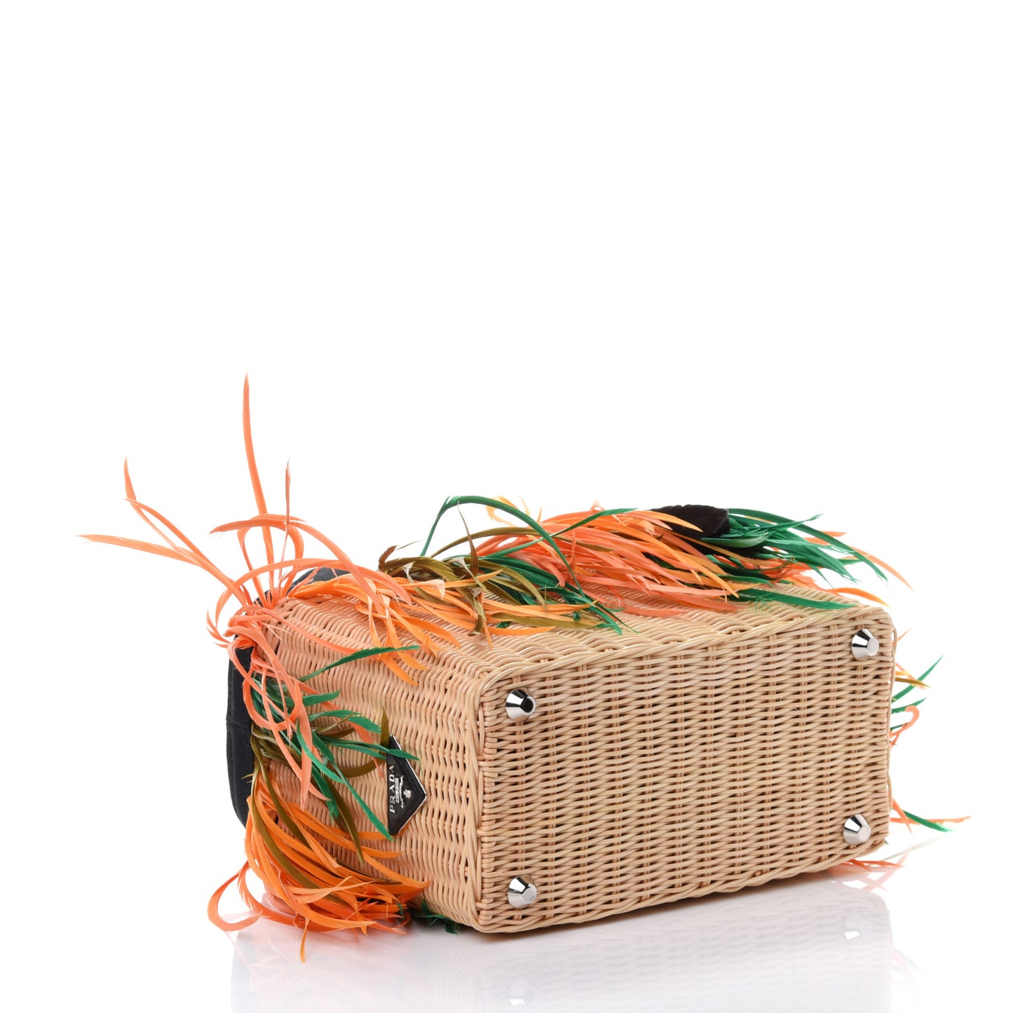 Midollino Piume Canapa Tote Naturale Black