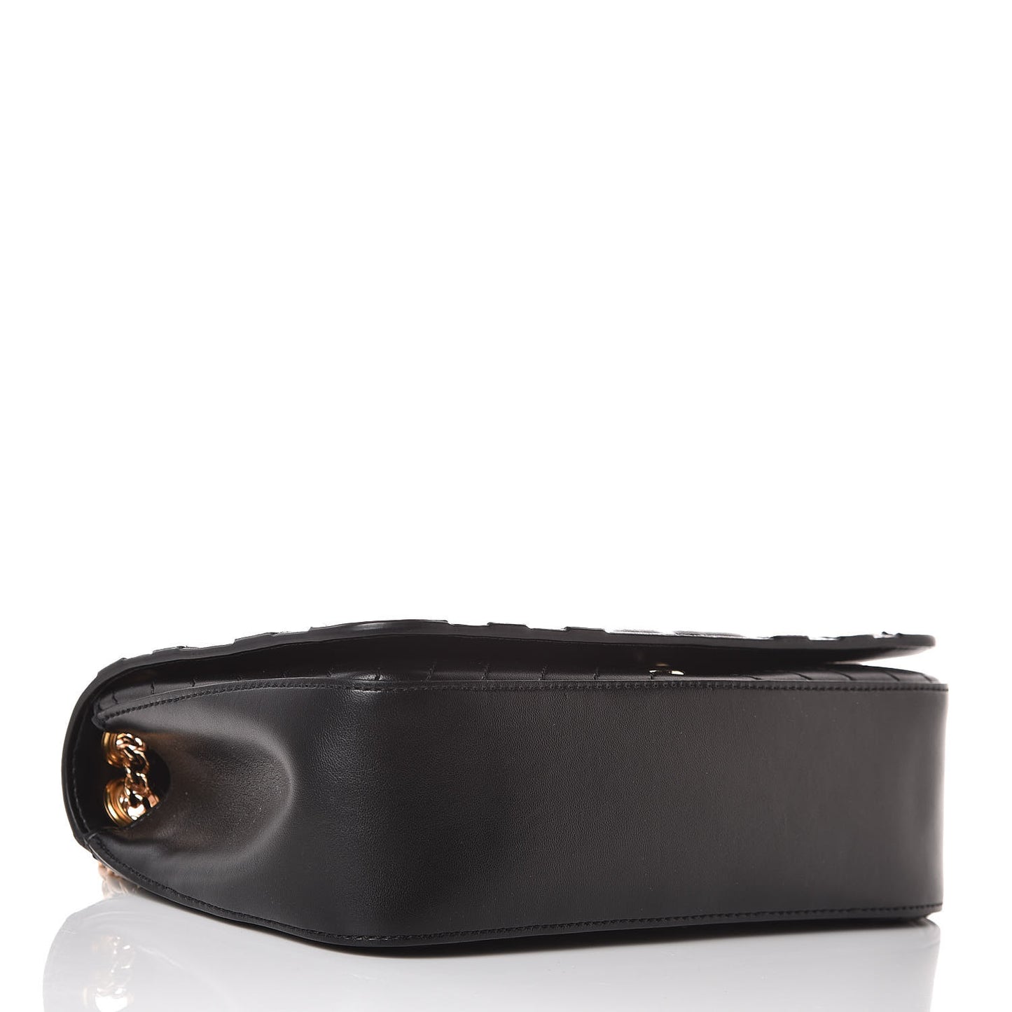 Alter Nappa Star Medium Flap Shoulder Bag Black