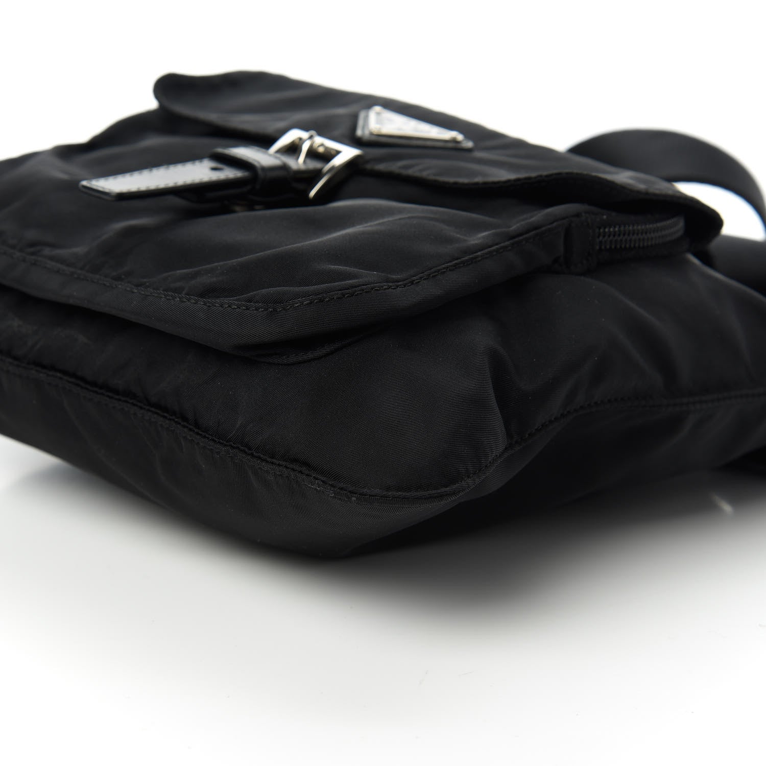 Prada Nylon Tessuto Vela Messenger Bag Black 7 of 12