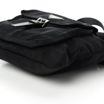 Prada Nylon Tessuto Vela Messenger Bag Black 7 of 12