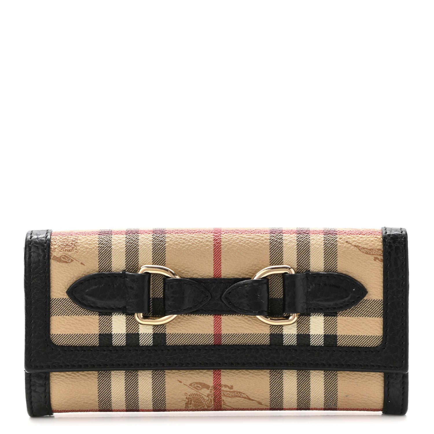 Burberry Haymarket Check Molly Wallet Brown 1 of 11