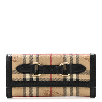 Burberry Haymarket Check Molly Wallet Brown 1 of 11