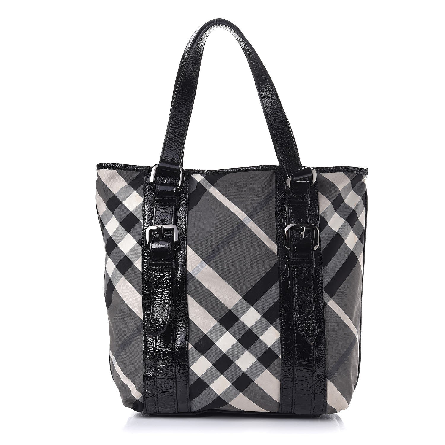 Burberry Nylon Beat Check Lowry Black 1 of 9