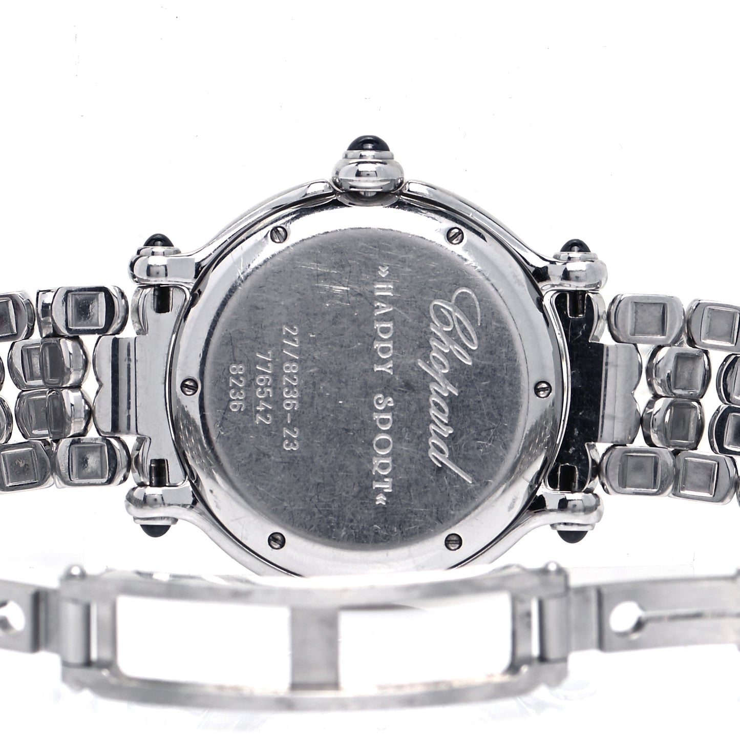 Stainless Steel 7 Diamond 32mm Happy Sport Quartz Watch