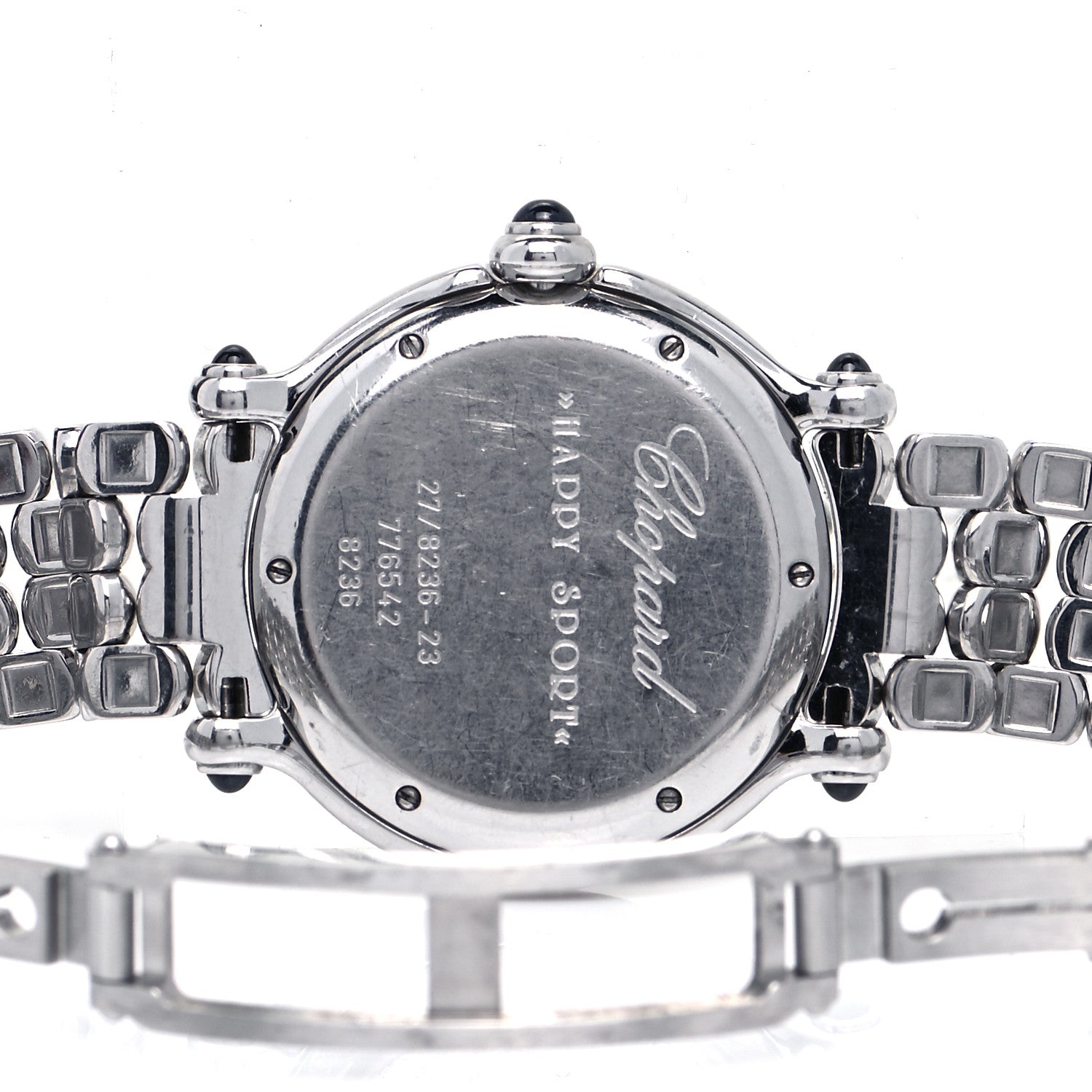 Chopard Stainless Steel 7 Diamond 32mm Happy Sport Quartz Watch 4 of 4