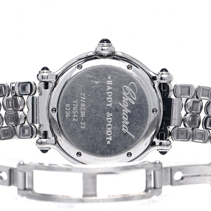 Chopard Stainless Steel 7 Diamond 32mm Happy Sport Quartz Watch 4 of 4