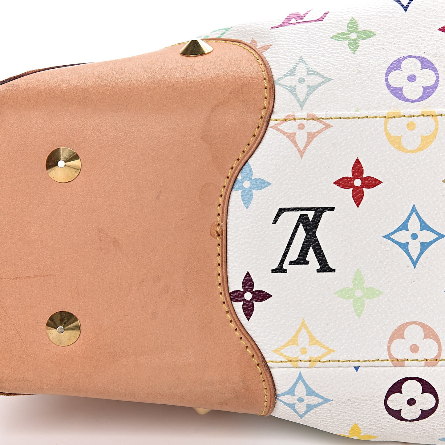 Monogram Multicolor Judy GM White