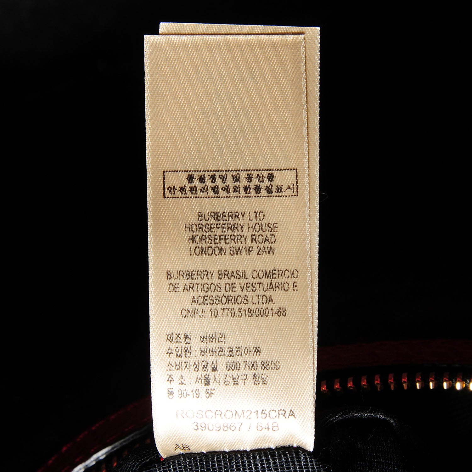 Burberry Heritage Grain Medium Woodbury Tote Military Red 9 of 9