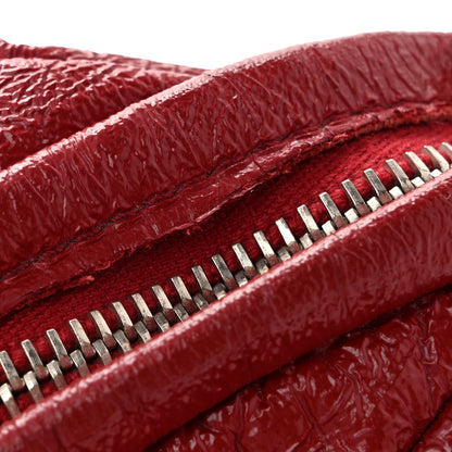 Miu Miu Vernice Trapunto Tote Rosso 14 of 16