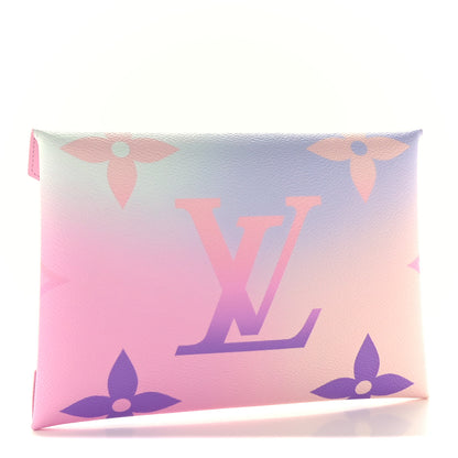 Louis Vuitton Monogram Giant Spring In The City Kirigami Pochette Set Sunrise Pastel Midnight Fuchsia Sunset Kaki 4 of 11