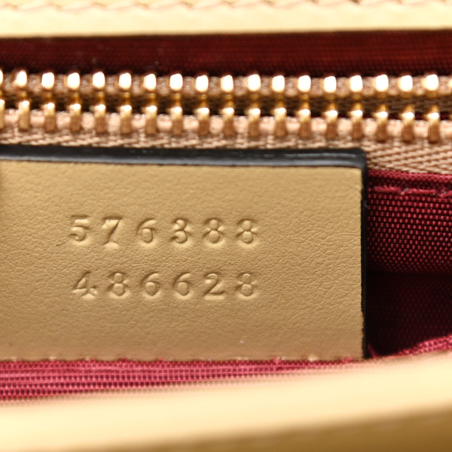 Gucci Smooth Calfskin Small Zumi Shoulder Bag Beige Black 6 of 18