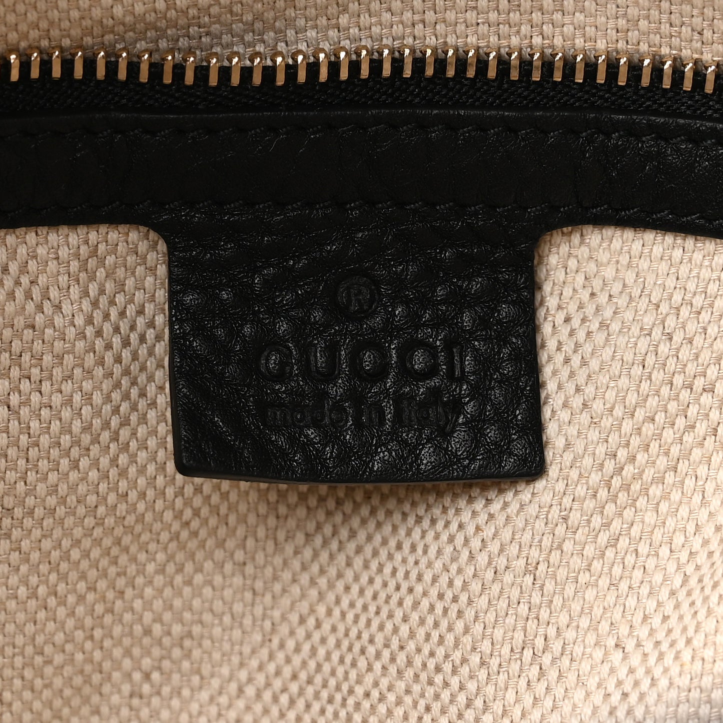 Pebbled Calfskin Large Soho Chain Shoulder Bag Black