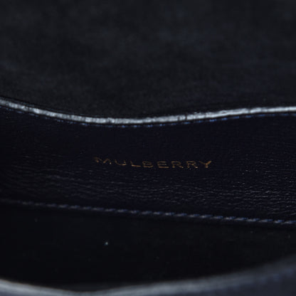 Mulberry Suede Studded Mini Lily Flap Ink Blue 8 of 9
