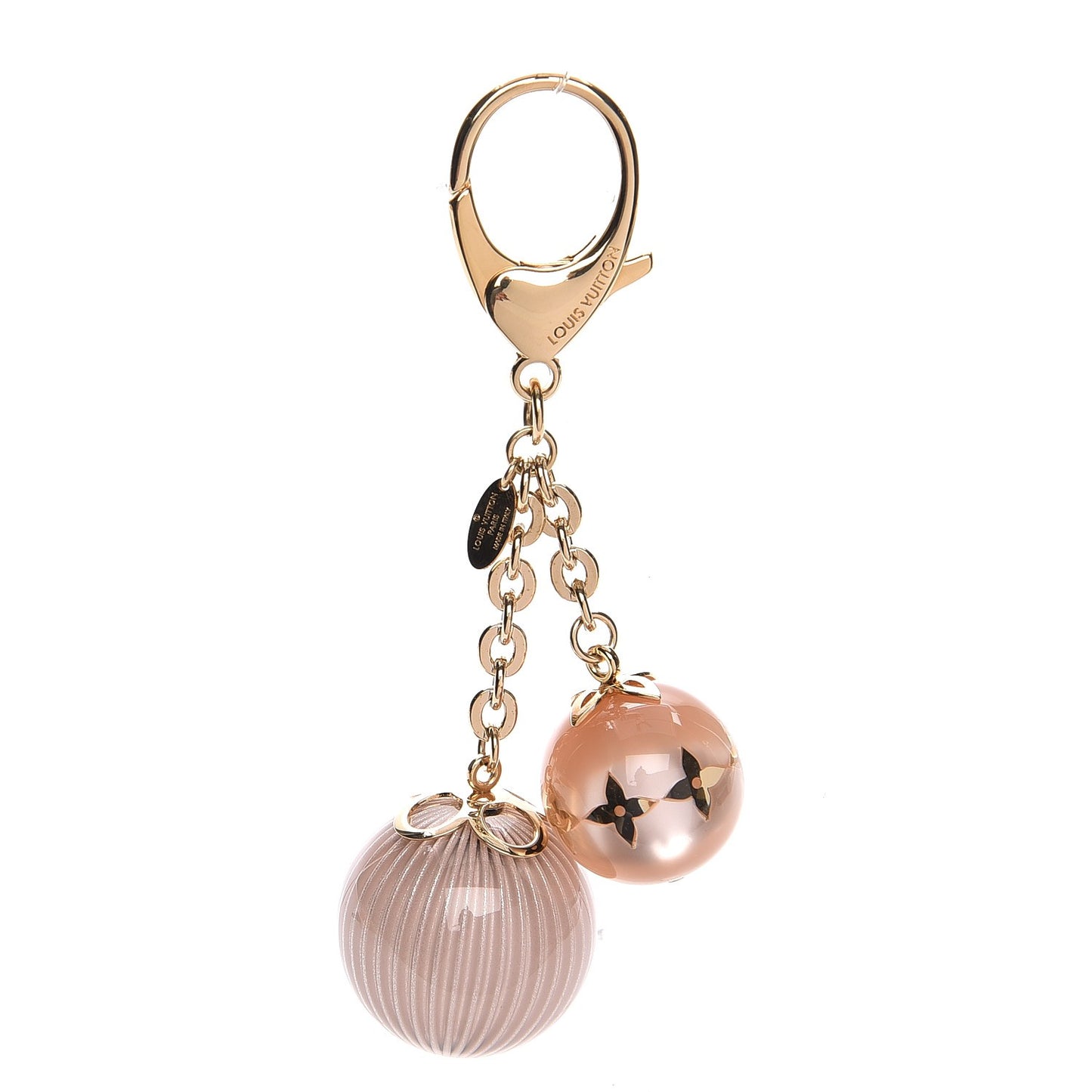 Fleur Ball Bag Charm Pink