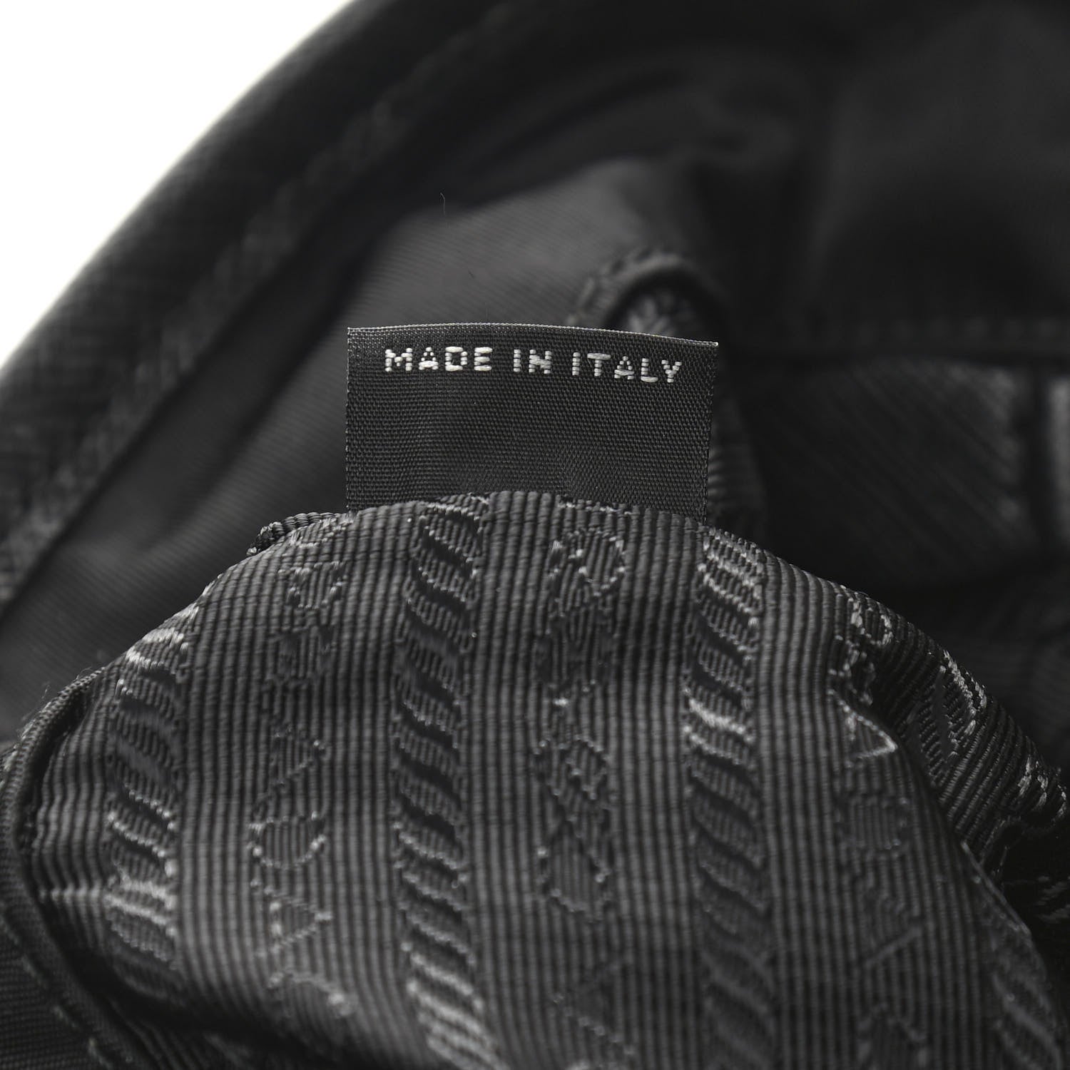 Prada Tessuto Nylon Saffiano Shopping Tote Black 8 of 11