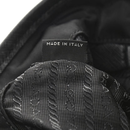 Prada Tessuto Nylon Saffiano Shopping Tote Black 8 of 11