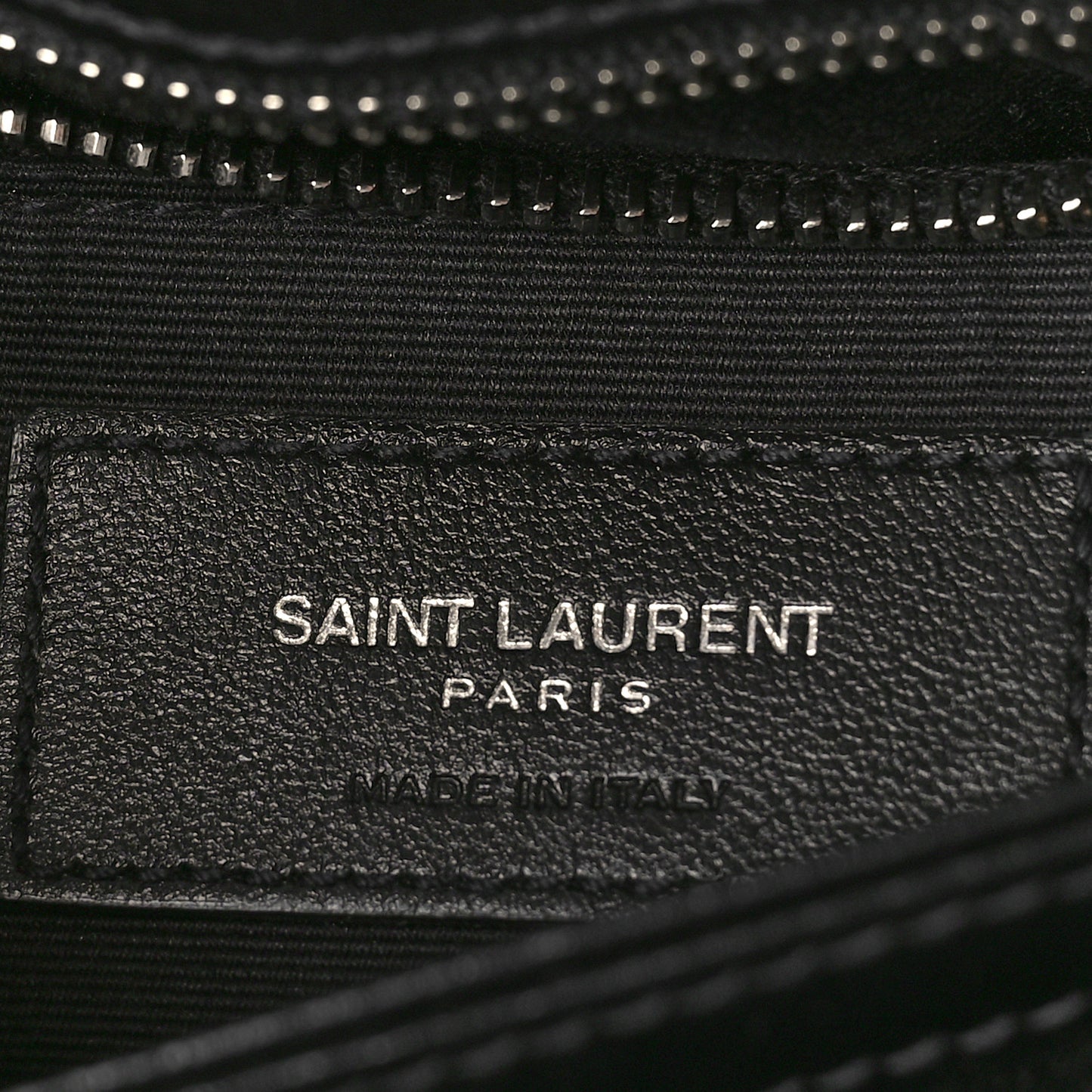 Calfskin Y Quilted Monogram Toy Loulou Crossbody Bag Black