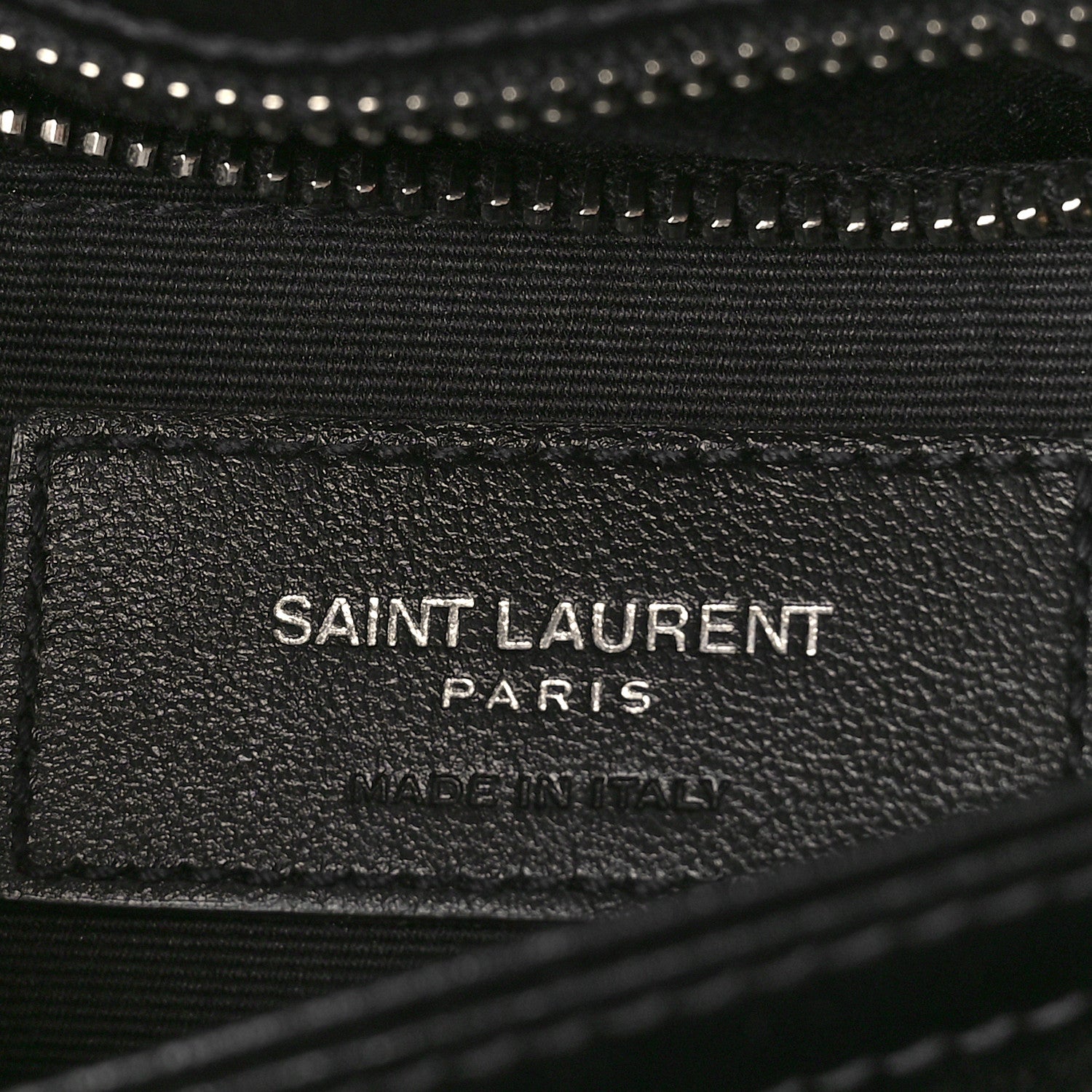 Saint Laurent Calfskin Y Quilted Monogram Toy Loulou Crossbody Bag Black 7 of 9