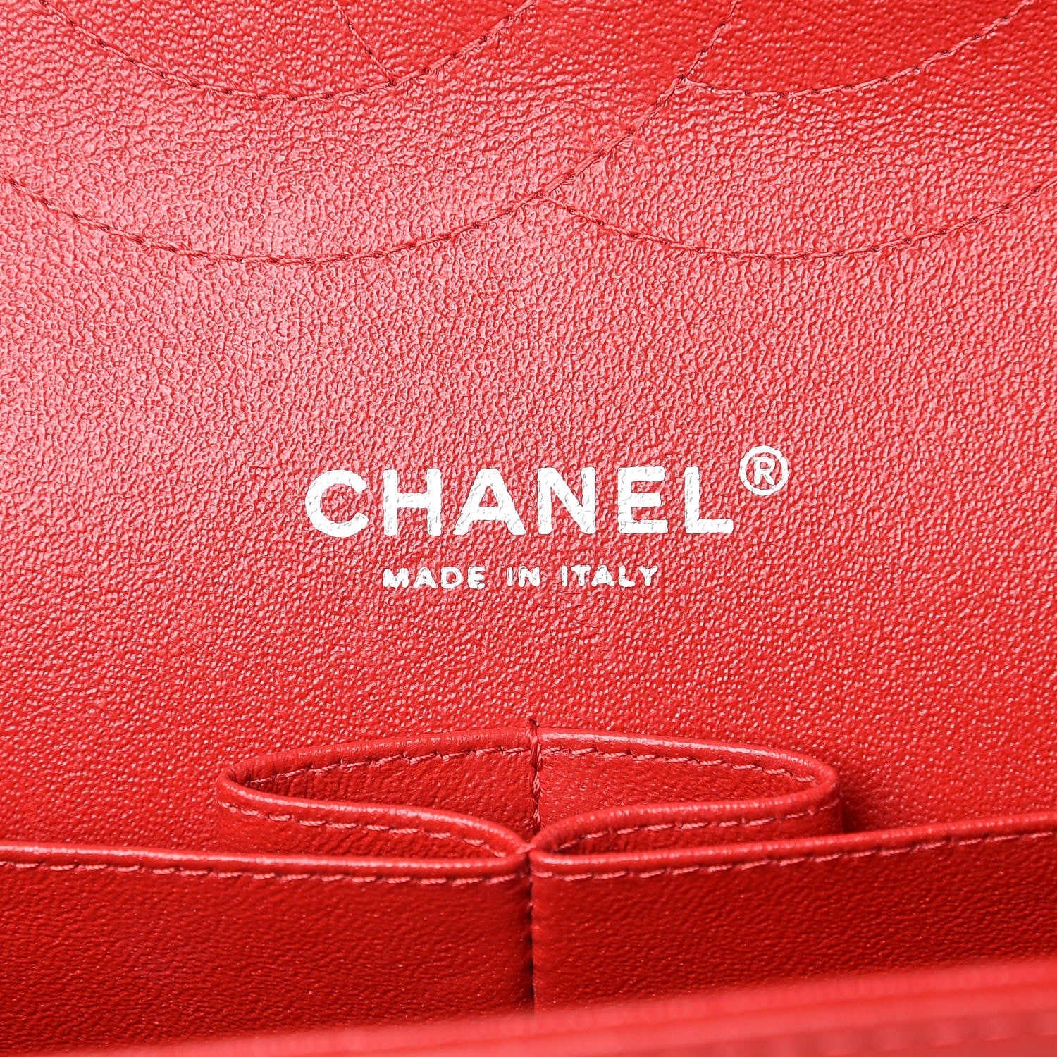 Chanel Lambskin Quilted Jumbo Double Flap Red 6 of 8