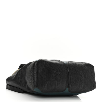3.1 Phillip Lim Textured Calfskin Colorblock Large Pashli Satchel Dark Teal 3 of 10