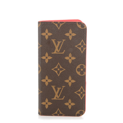 Louis Vuitton Monogram iPhone 6 Plus Folio Case Rouge 1 of 7