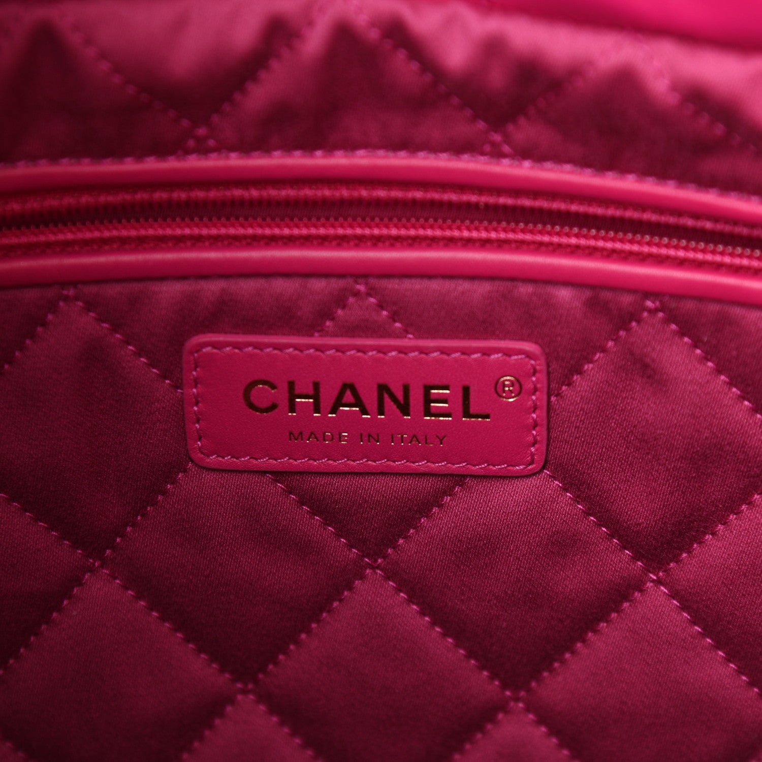 Chanel Shiny Calfskin Quilted Small Chanel 22 Fuchsia 7 of 12