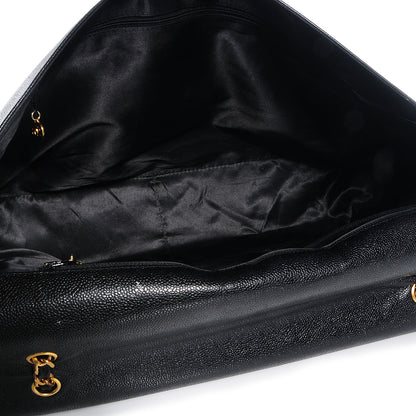 Chanel Caviar XL Weekender Bag Black 5 of 8