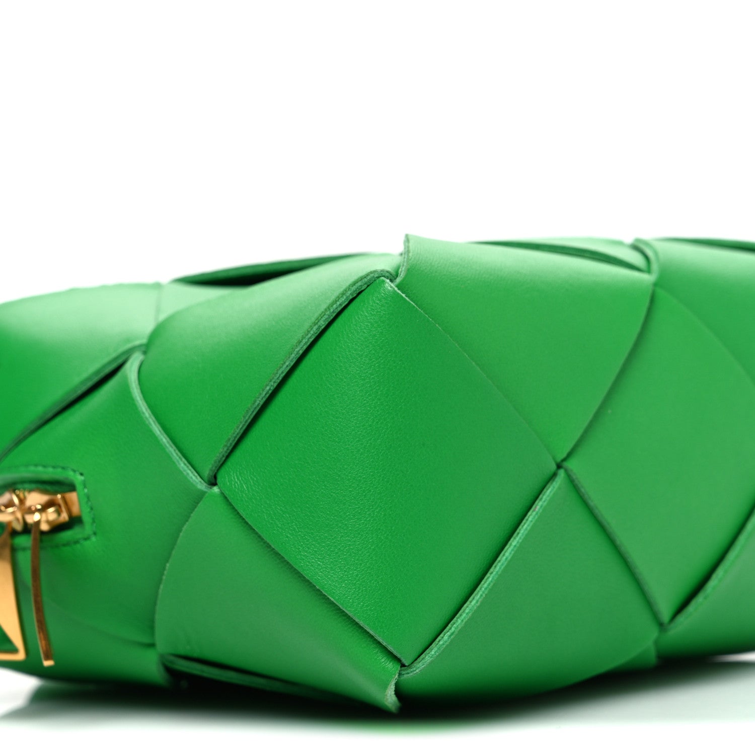 Bottega Veneta Lambskin Maxi Intrecciato Mini Cassette Camera Bag Parakeet 8 of 9