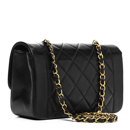 Chanel Lambskin Quilted Small Single Flap Black 4 of 10