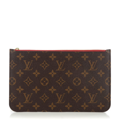 Louis Vuitton Monogram Neverfull MM GM Pochette Cherry 1 of 8