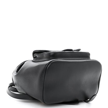Chanel Lambskin Quilted Small Duma Drawstring Backpack Black 4 of 10