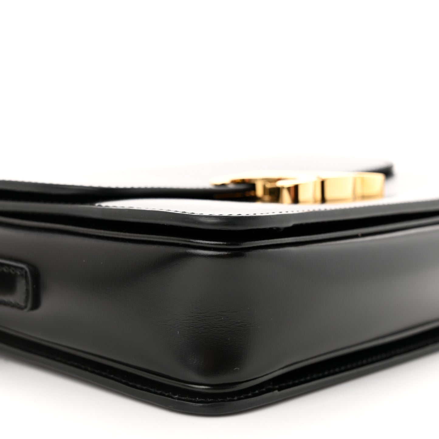 Shiny Calfskin Teen Triomphe Black