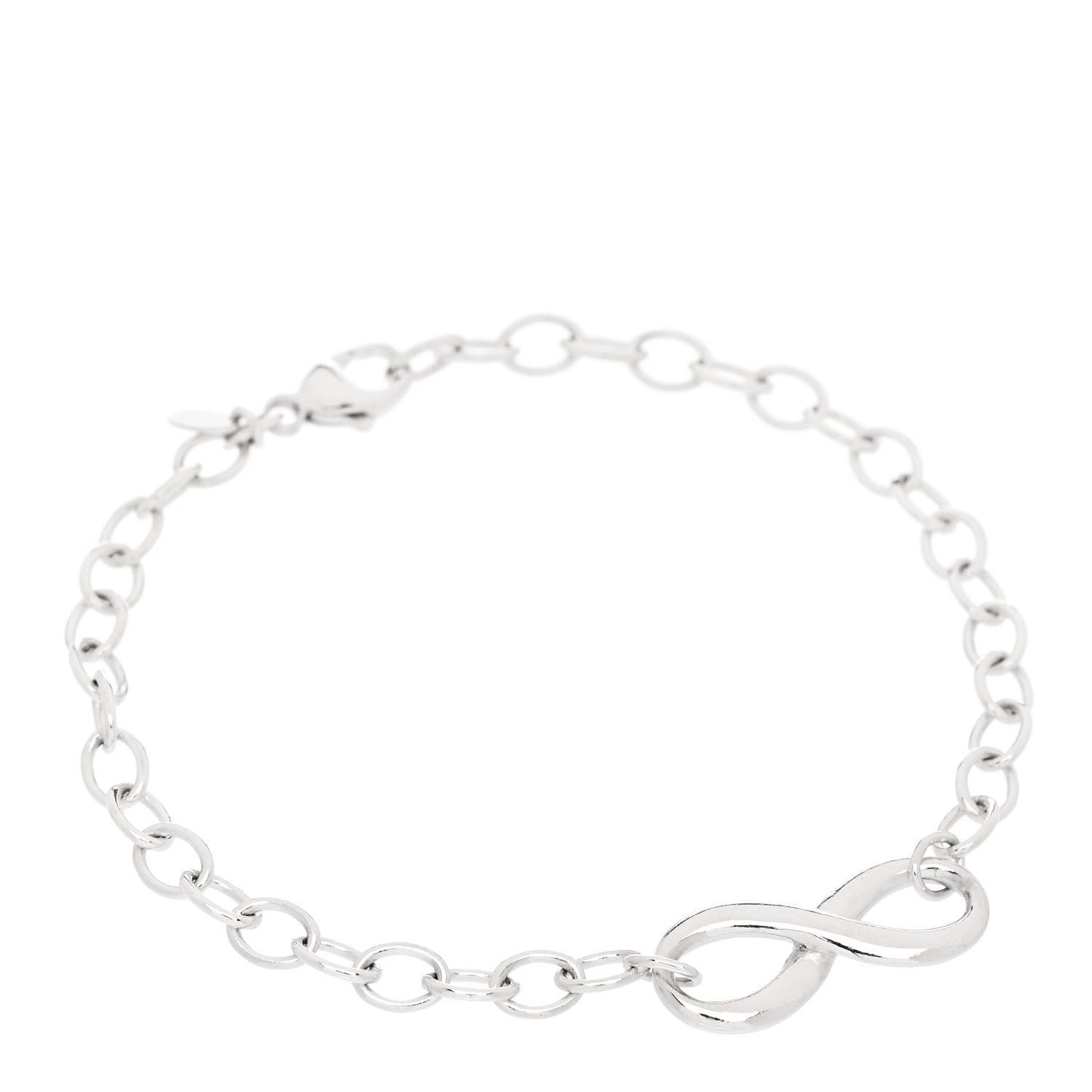Sterling Silver Infinity Chain Bracelet