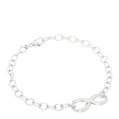 Tiffany Sterling Silver Infinity Chain Bracelet 1 of 4