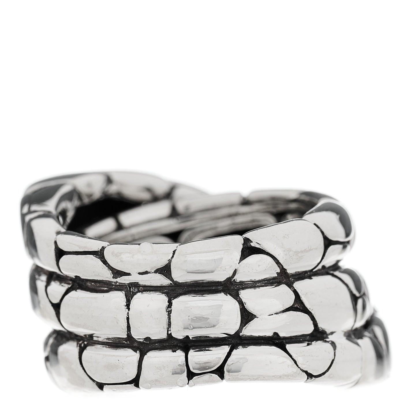 Sterling Silver Kali Twist Ring 54 6.75