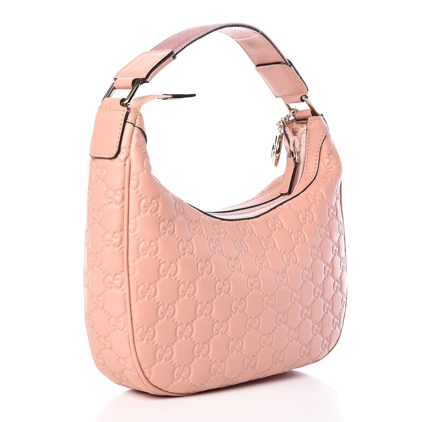 Guccissima Small Hobo Soft Pink