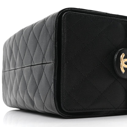 Chanel Caviar Quilted Small Chanel 25 Handbag Black 10 of 11