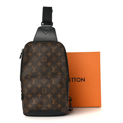 Louis Vuitton Monogram Macassar Avenue Sling Bag 9 of 9