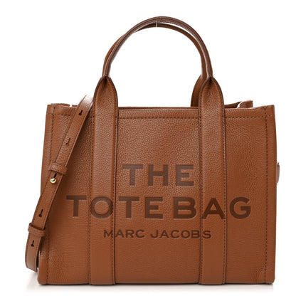 Marc Jacobs Grained Calfskin Medium The Tote Bag Argan Oil 1 of 10